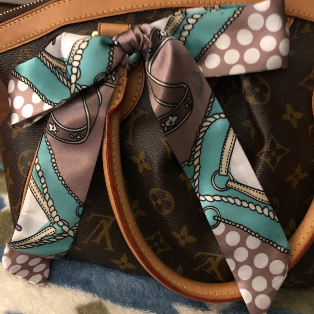 Bandeau Scarf for Handbags, head or neck, handmade, 39.5”
